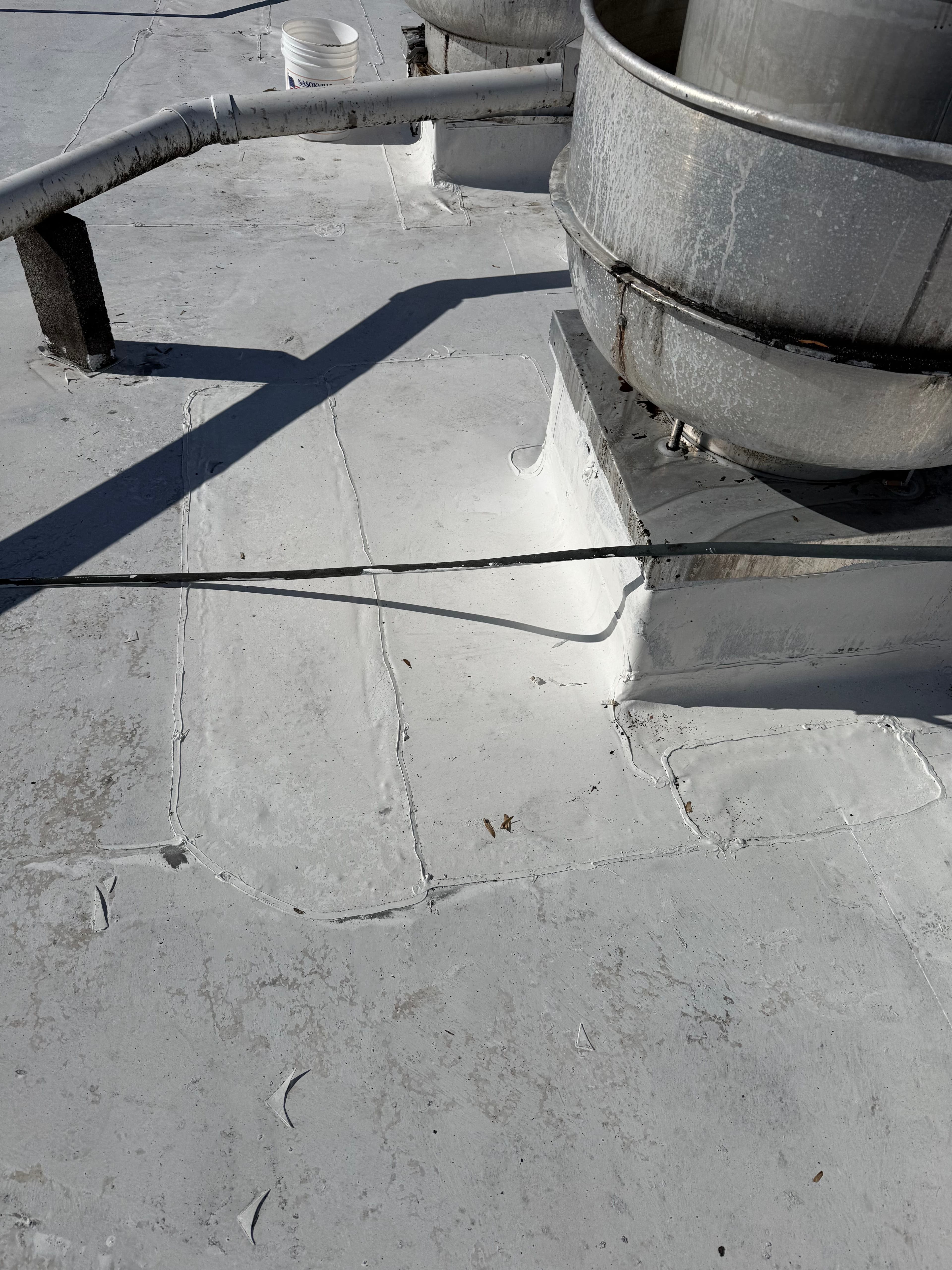 Project Grease Damaged TPO Roof Fixed at a Sandy Springs Restaurant image