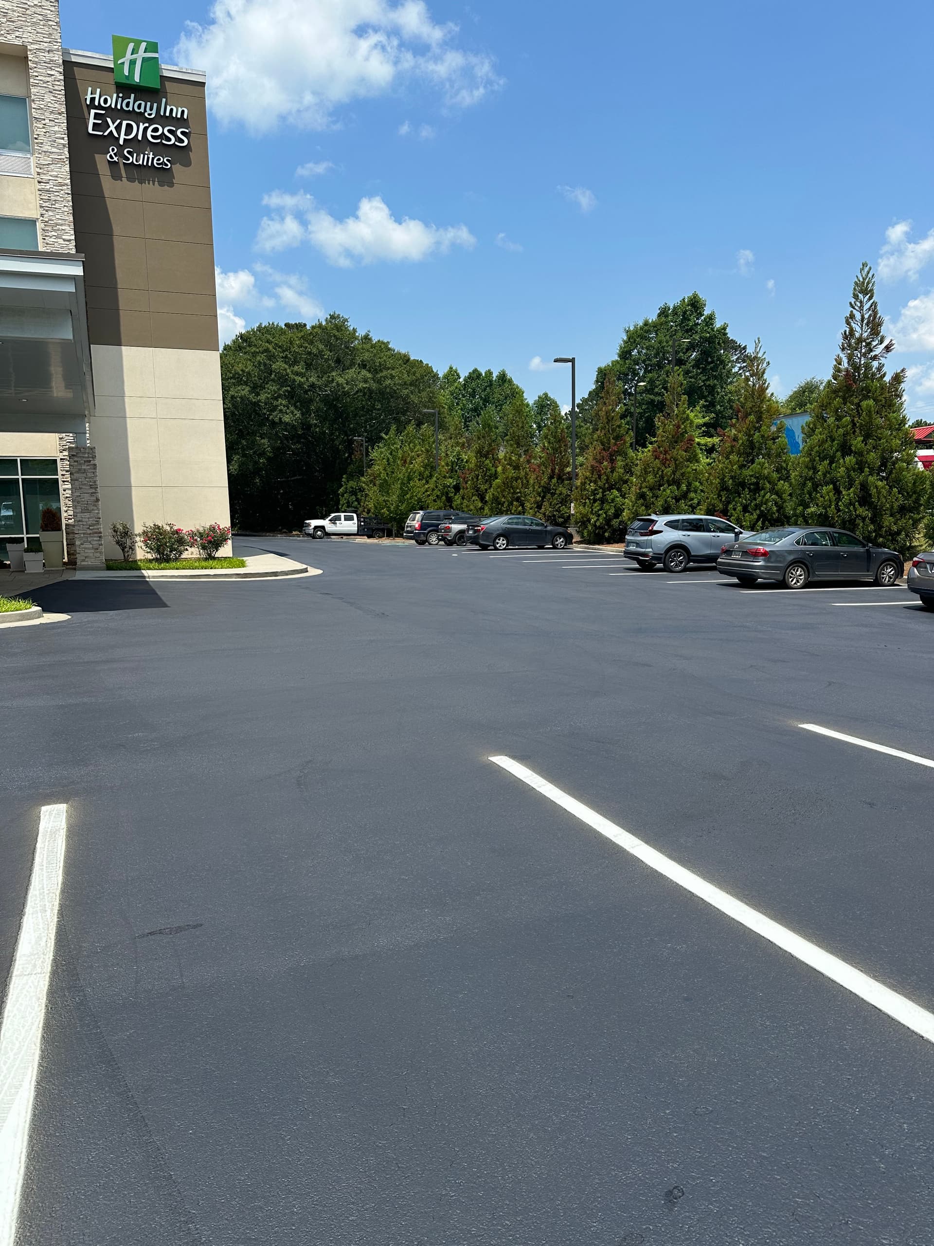 Hotel Parking Lot Sealcoating and Re-Striping Across Georgia