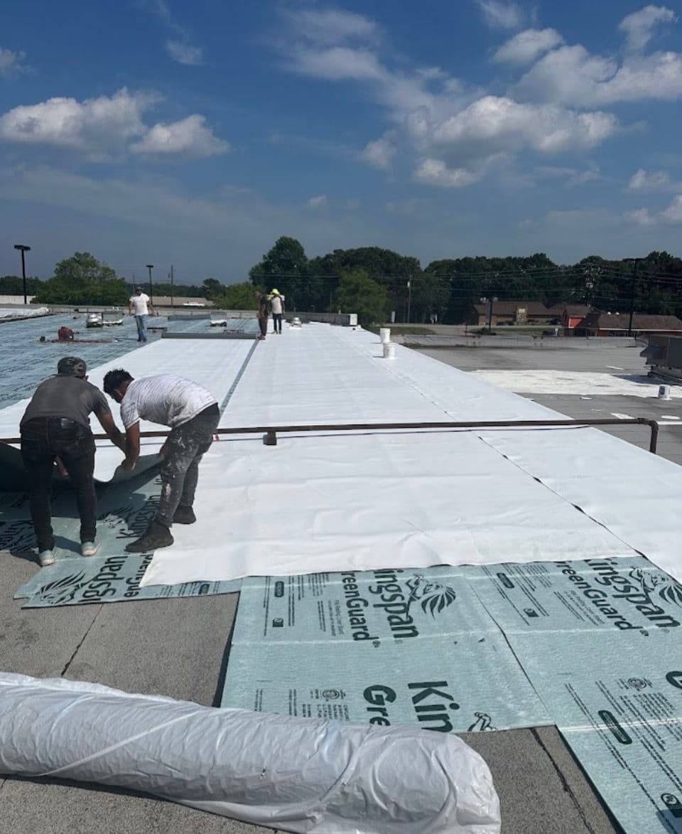 Gallery photos for 60 Mil TPO Roof Installation on Atlanta Commercial Building: Image #3