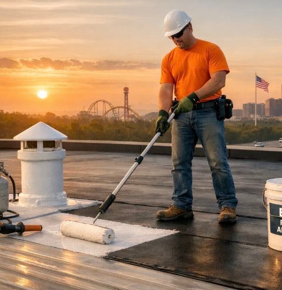 Silicone Roof Coating - A Smart Alternative to Full Replacement image