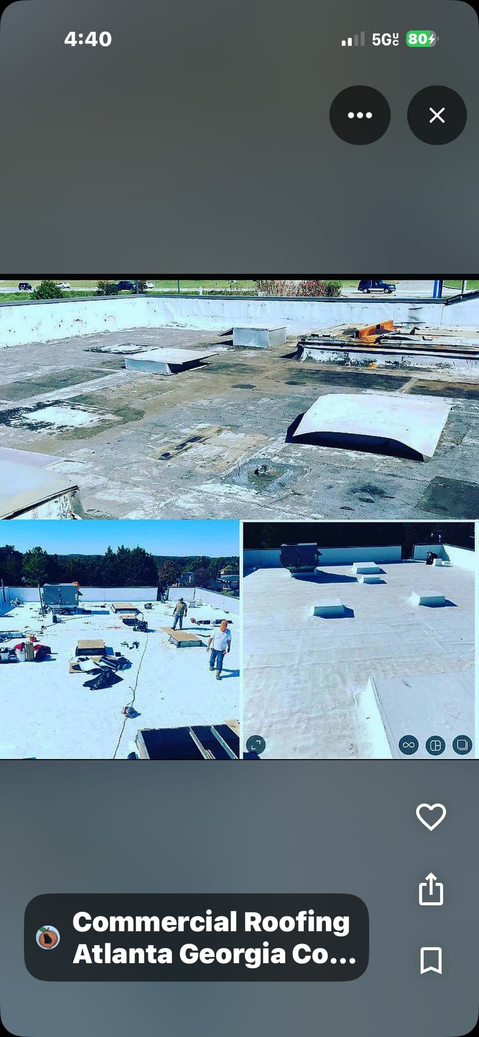 Commercial TPO Roof Tear-Off and Replacement in Cartersville image
