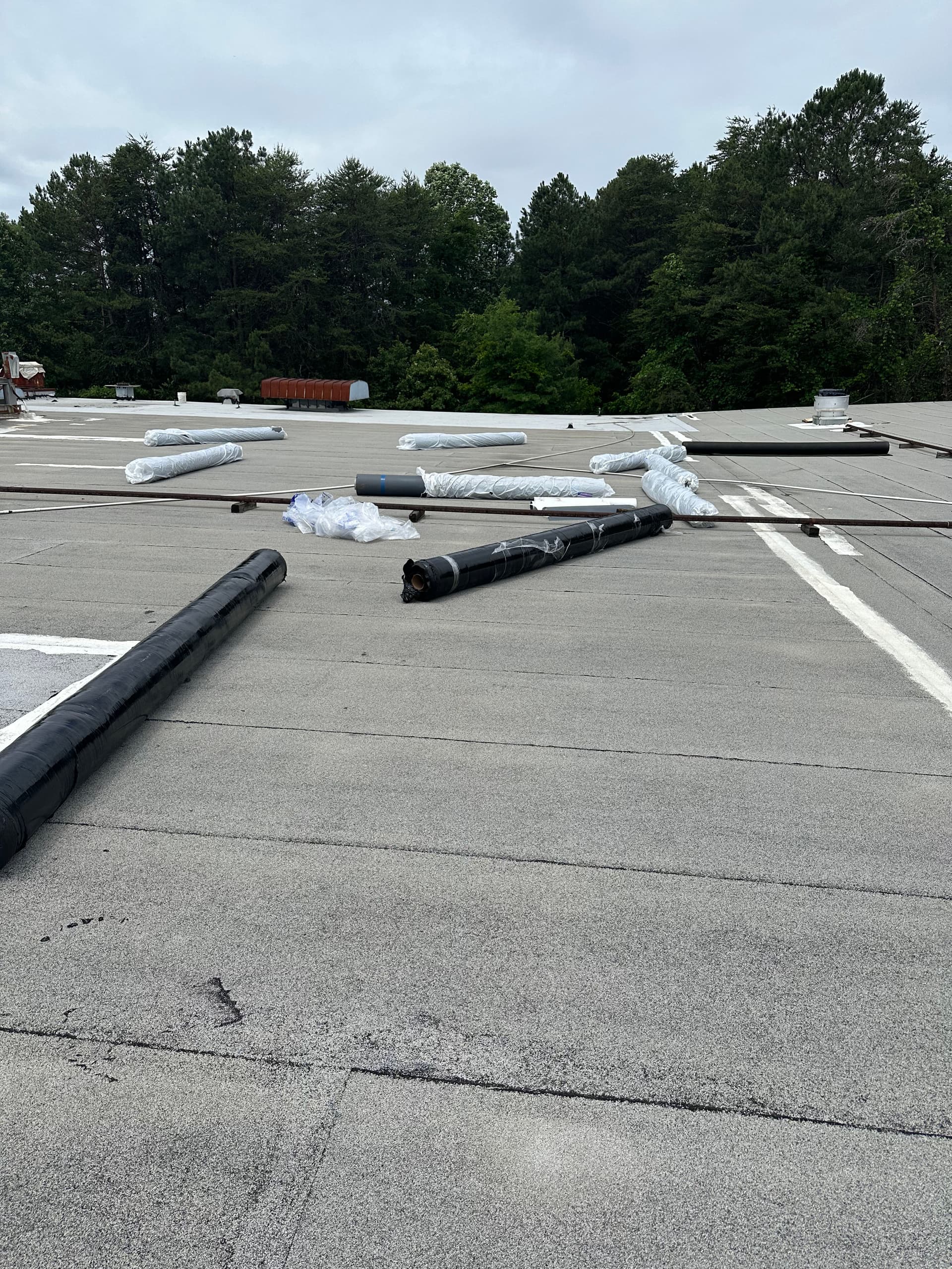 60 Mil TPO Roof Installation on Atlanta Commercial Building image
