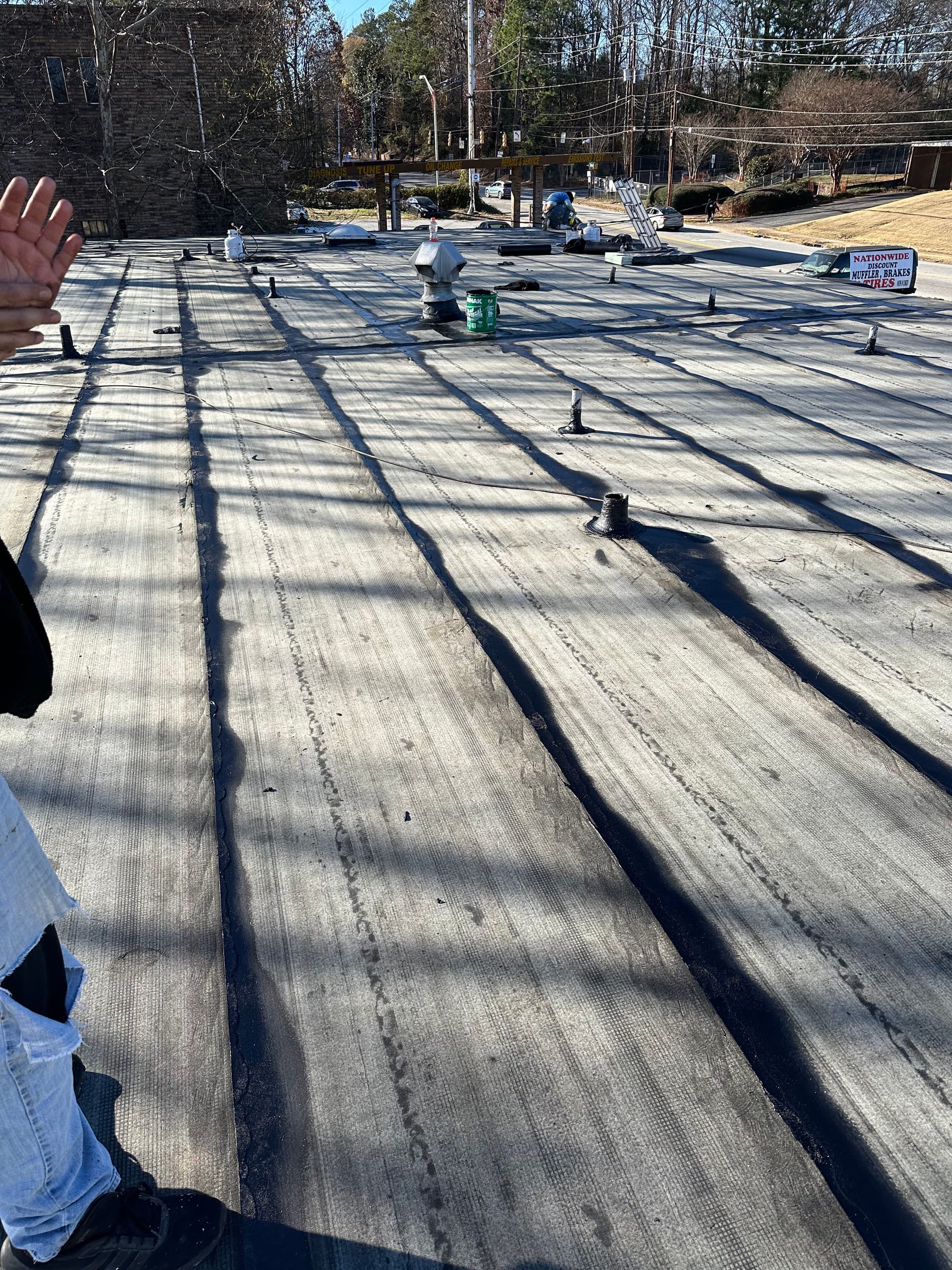 Gallery photos for Modified Torch-Applied Re-Roof Over Existing Built-Up System in West Atlanta: Image #1