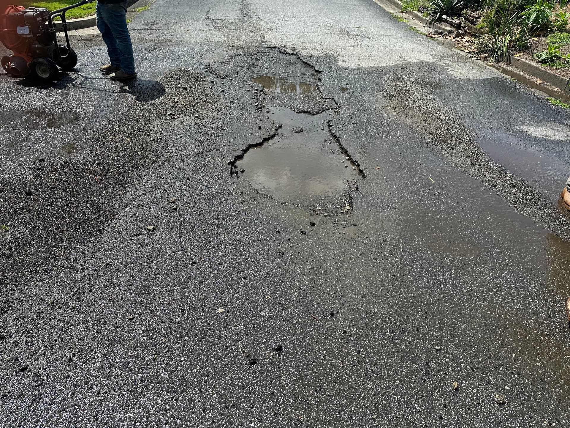 Parking Lot Pothole Repair Done Right - Safer Surface Delivered image