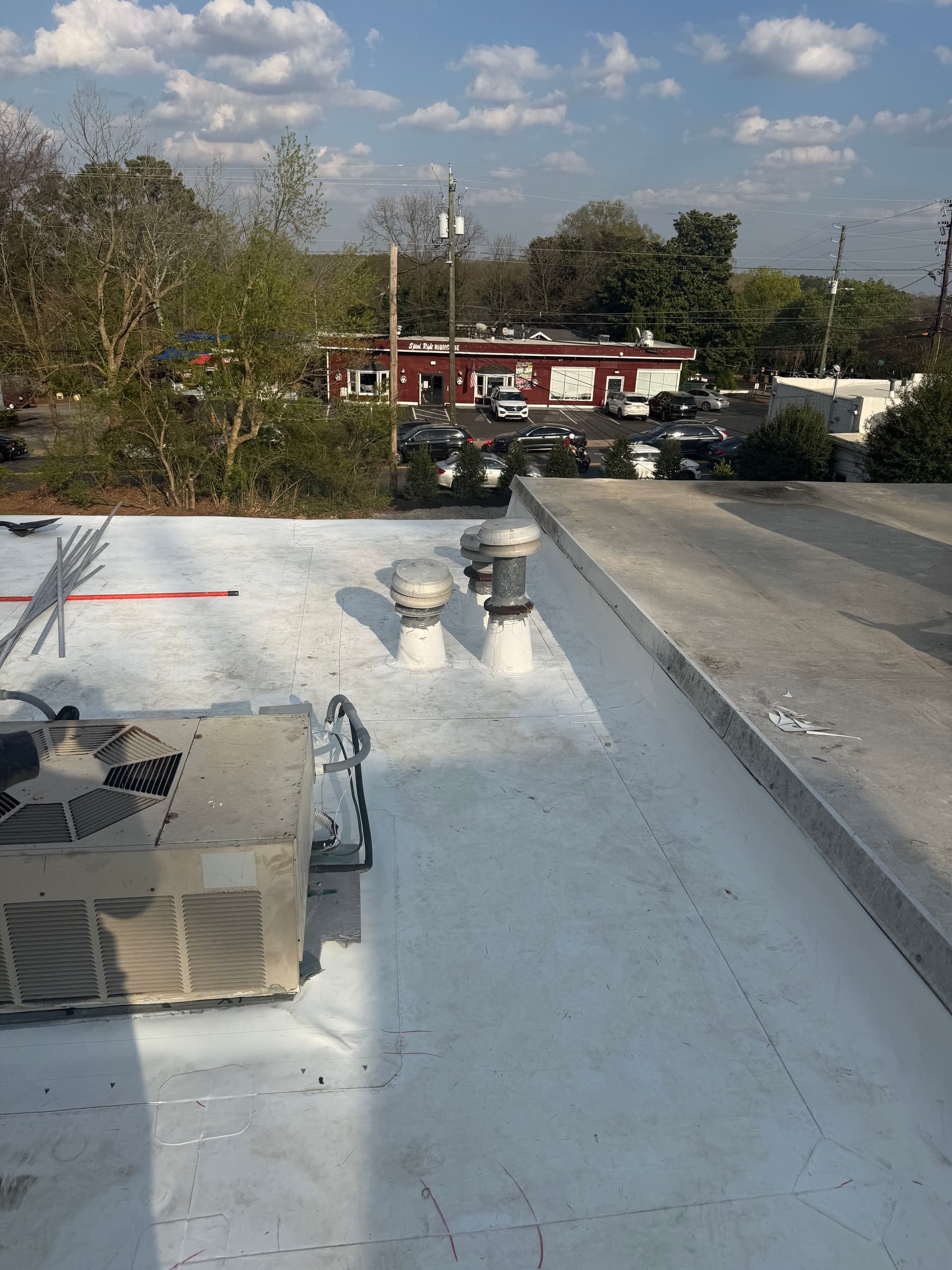 Gallery photos for TPO Overlay Over EPDM Done Right in Roswell: Image #7