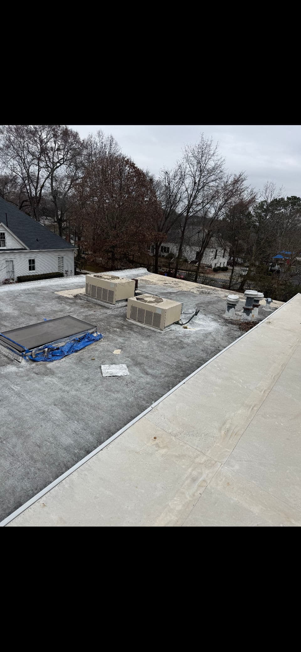 Gallery photos for TPO Overlay Over EPDM Done Right in Roswell: Image #1