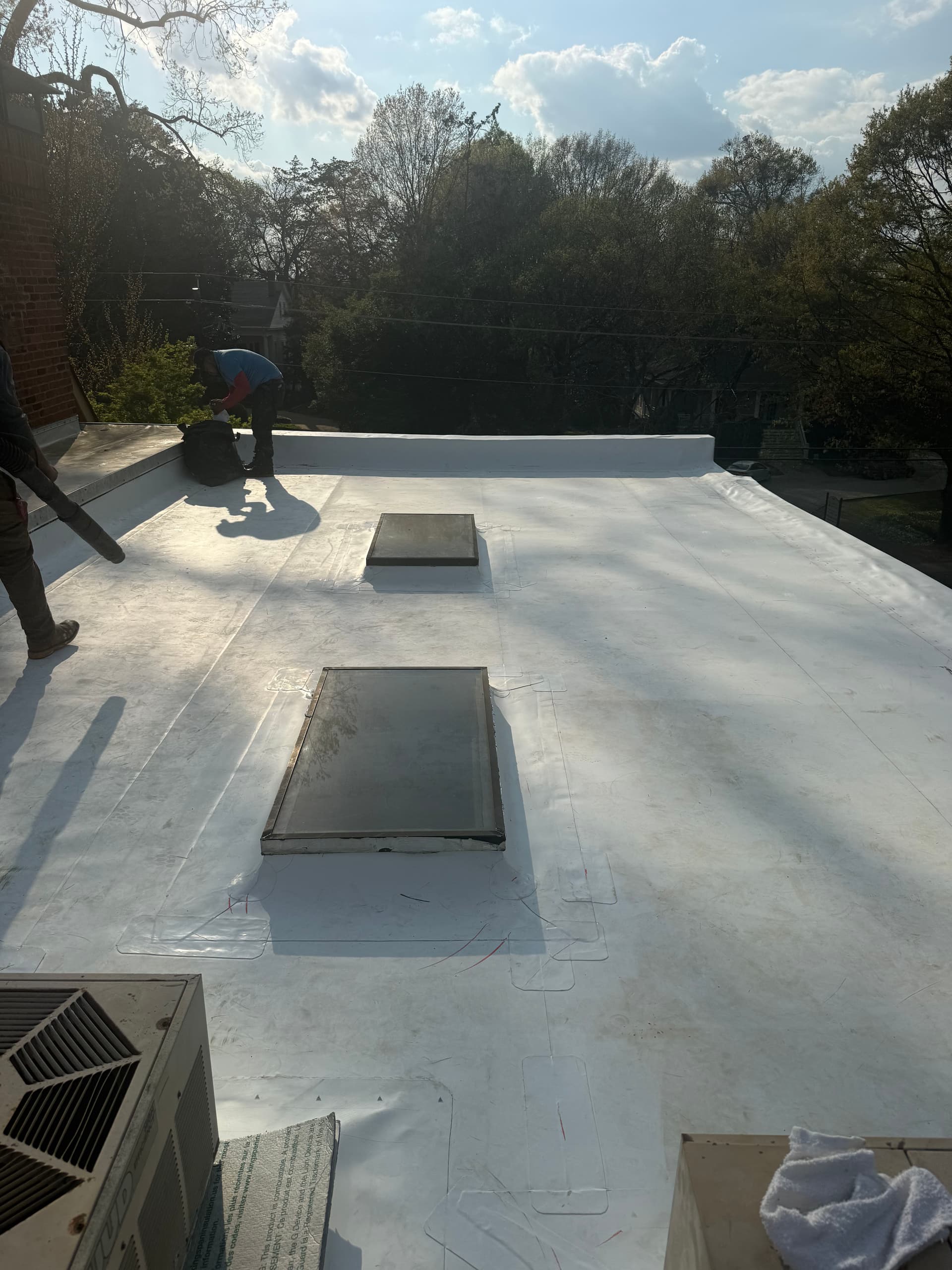 Gallery photos for TPO Overlay Over EPDM Done Right in Roswell: Image #6