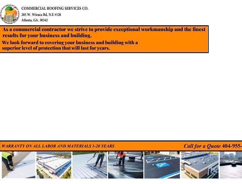 Gallery photos for 15% Off Commercial Roofing for Atlanta Businesses Right Now: Image #1