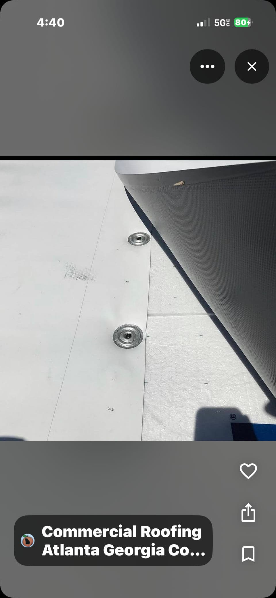 Gallery photos for 60 Mil TPO Roof Installation on Atlanta Commercial Building: Image #4