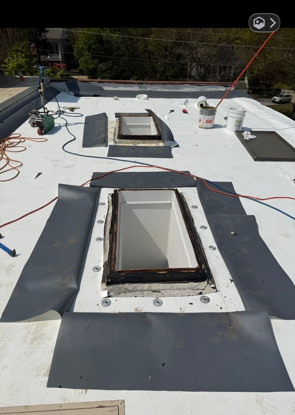 Gallery photos for TPO Overlay Over EPDM Done Right in Roswell: Image #4