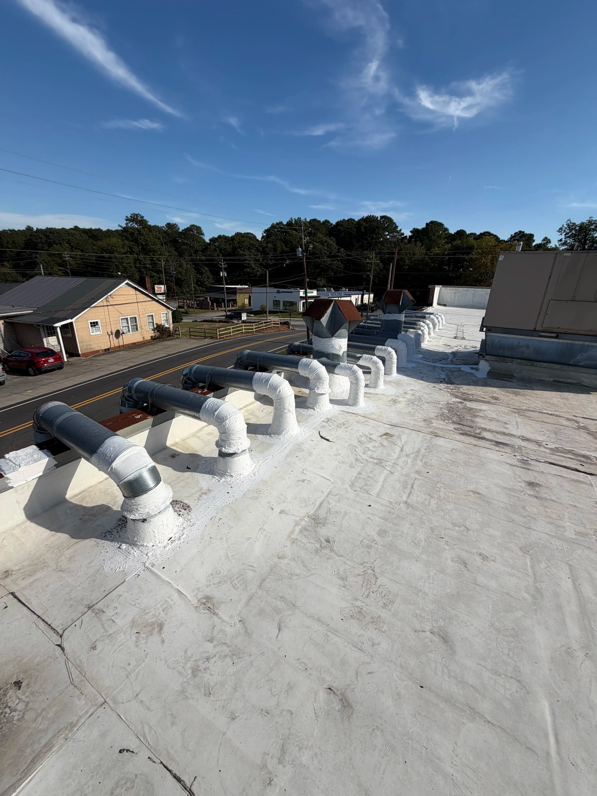 Roof Penetration Sealing Done Right on Atlanta Commercial Roof image