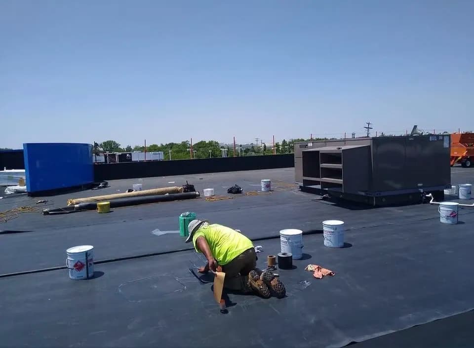 EPDM Rubber Roofing Installation on a Detroit Commercial Property image